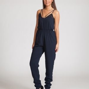 Finders Keepers Dark Blue Jumpsuit